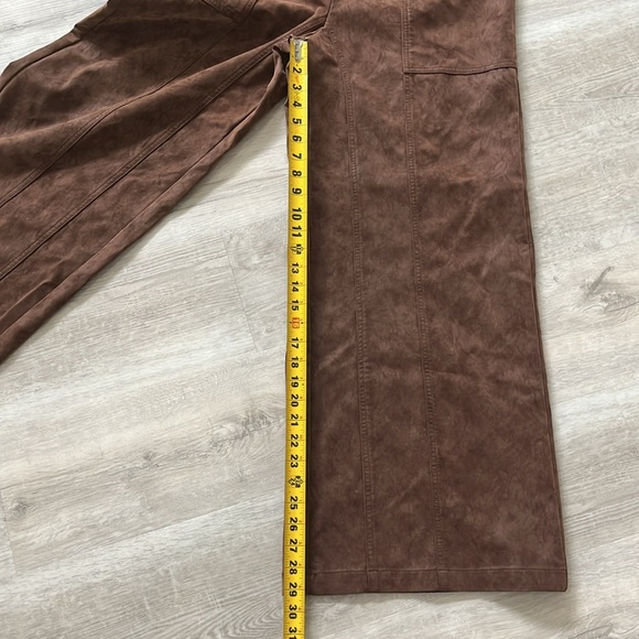 We The Free Nico Chocolate Brown Faux Suede Jumpsuit - Picture 6 of 14